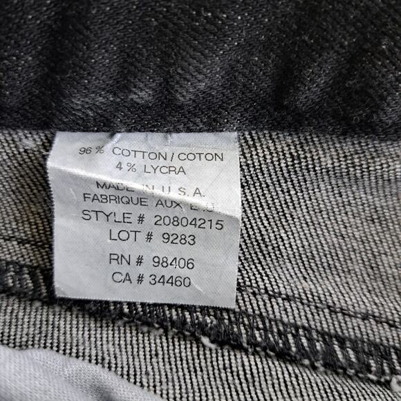 THEORY Black Bootcut Jeans Size 6 Ankle Crop Lot to Mid Rise - Picture 7 of 9